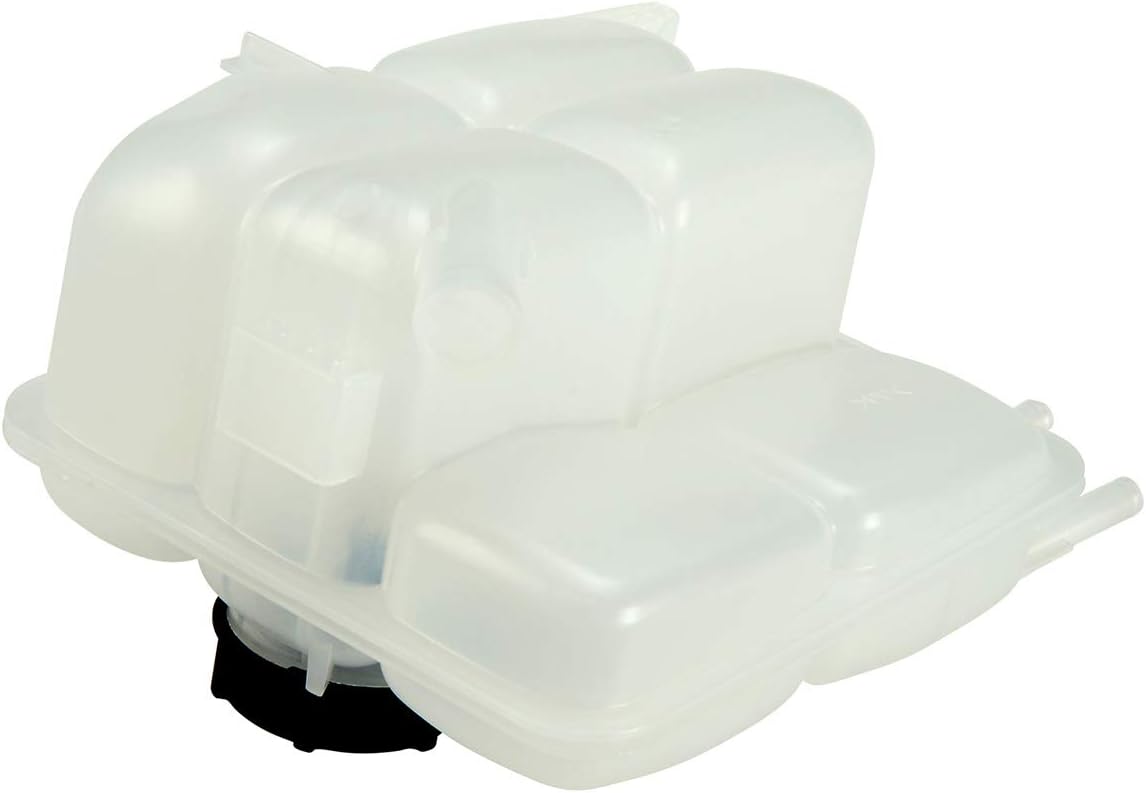 YHTAUTO Depósito de expansión del depósito de desbordamiento de recuperación de refrigerante del motor con tapa presurizada para Ford Focus Volvo