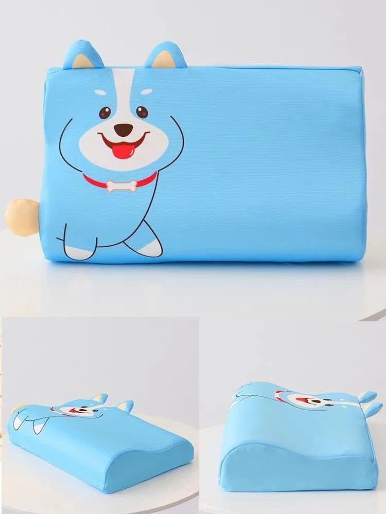 LovXtra, Almohada para niños pequeños para dormir. Almohada suave y pequeña de espuma viscoelástica transpirable para cama infantil. Funda de