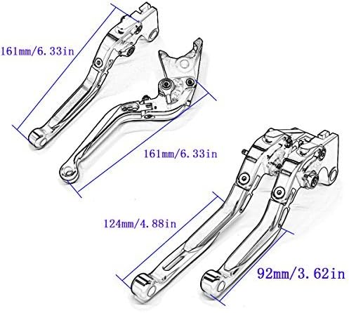 Palancas de embrague de freno de motocicleta para GSR750 GSX-S750 DL650V-STROM 11-2020, SV650X 16-2020, GSXR1000 01-04, TL1000S 1997-2001, GSXR750