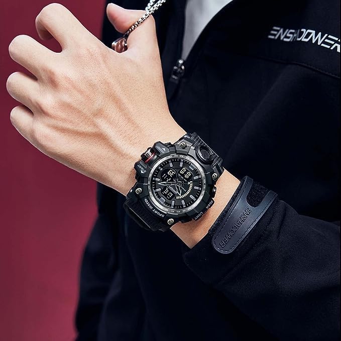 Reloj inteligente 5 en 1 con auriculares Bluetooth integrado con pantalla de 1.3 pulgadas, frecuencia cardíaca, presión arterial, oxígeno,