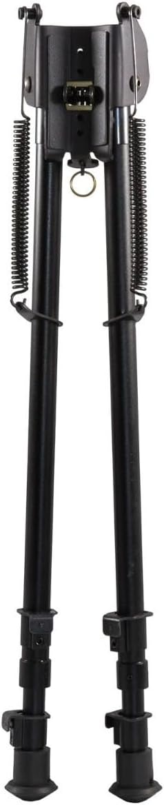 TRUGLO Tac Pod All-Metal Adjustable Lightweight Versatile Durable Portable Rifle Bipod for Bench or Prone Shooting – Base Style & Leg Length Options