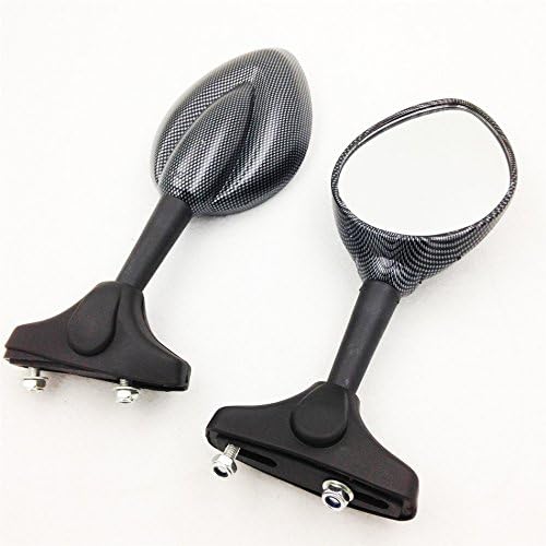 Espejo SMT-Carbon con forma de gota de lluvia compatible con Suzuki Katana Gsxr 600 750 1000 Tl 1000 Hayabusa 1300 Gsx Sv650 B017QP719O