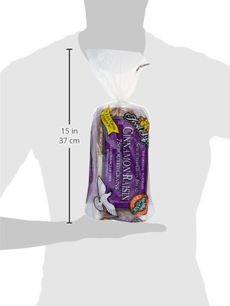 Food For Life Pan germinado canela pasas orgánica, 24 oz