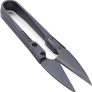 Utoolmart Tijeras de corte de costura de 4.134 in para bordar, hilo de pescar, cortador de cuentas azul, 1 unids Utoolmart Tijeras de corte de costura de 4.134 in para bordar, hilo de pescar, cortador de cuentas azul, 1 unids