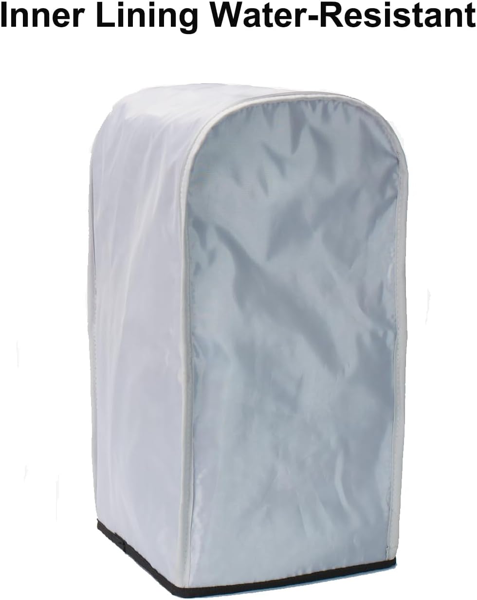 Cubierta antipolvo para licuadora, cubierta antipolvo para licuadora de cocina con bolsillos, compatible con licuadora Ninja, Vitamix de 64 onzas