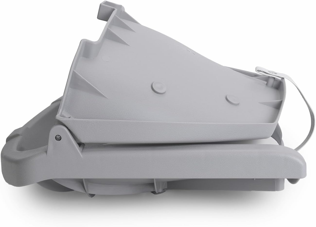 Asiento deportivo prémium para barcos de pesca, color gris y blanco