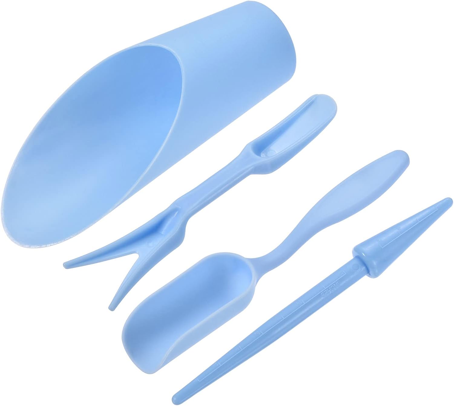 MECCANIXITY Pala de jardín Herramientas de mano trasplante suculenta Cultivo excavación Kit de cucharas, azul
