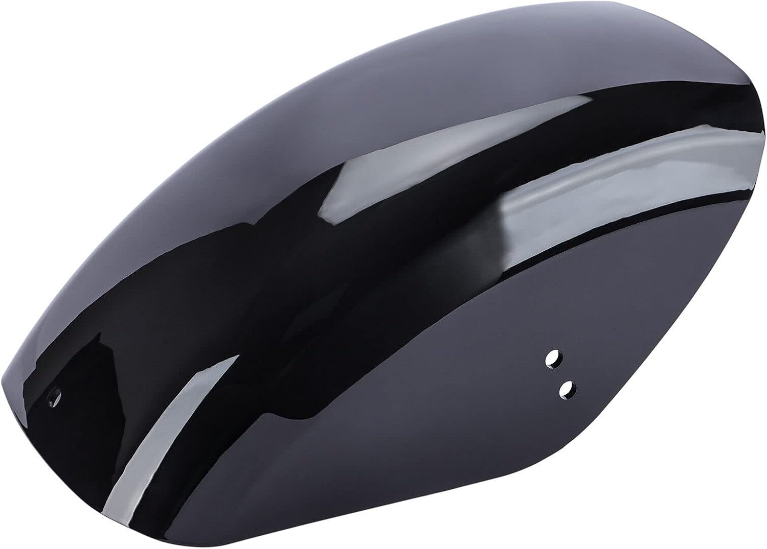Guardabarros corto trasero de motocicleta de 7 pulgadas para Harley Sportster XL883 XL1200 1986-2023 (negro brillante – guardabarros de plástico ABS)