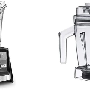 Vitamix A3300 Ascent Series Smart Blender, grado profesional, 64 oz. Contenedor de bajo perfil, negro y contenedor de la serie Ascent, 48 onzas con Vitamix A3300 Ascent Series Smart Blender, grado profesional, 64 oz. Contenedor de bajo perfil, negro y contenedor de la serie Ascent, 48 onzas con