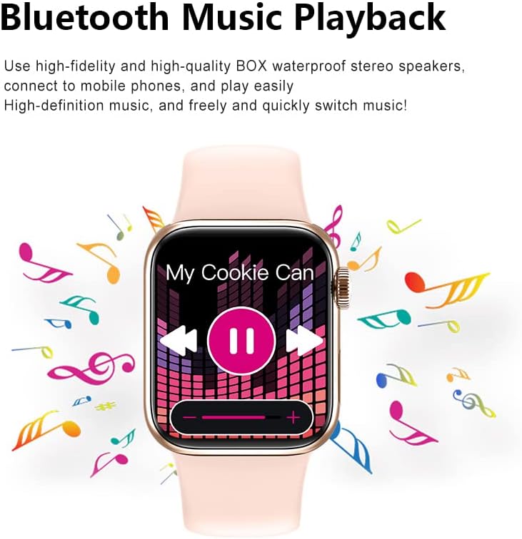 321OU Reloj inteligente para hombres, mujeres y niños, compatible con teléfonos Android, reloj inteligente Bluetooth de 2.19 pulgadas, pantalla
