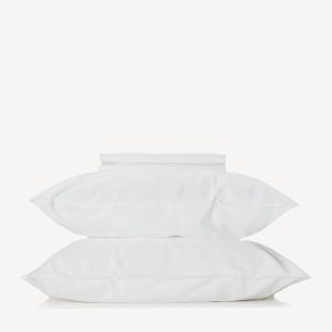 Buffy Juego de sábanas 100% algodón (blanco, matrimonial) Buffy Juego de sábanas 100% algodón (blanco, matrimonial)