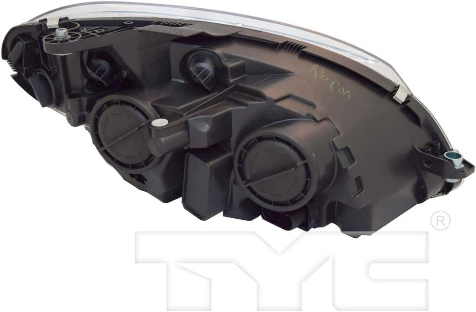 KarParts360 Para 2008 09 10 2011 Mercedes-Benz C63 AMG Conjunto de faros delanteros con bombillas lado conductor y pasajero reemplaza MB2502163