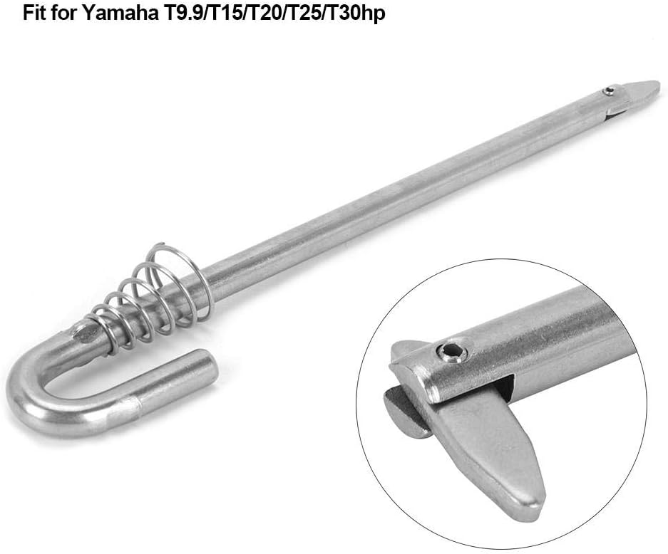Terisass Accesorios de motor fuera de borda – 6894316000 Motores fuera de borda Motor Inclinación Barra Pin Lock Soporte para Yamaha