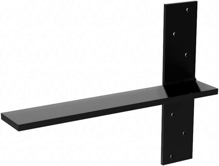 Soporte de estante colgante sin acero resistente, 1 unidad, 18 pulgadas universal, proyectos de bricolaje, fabricado con acero americano por The