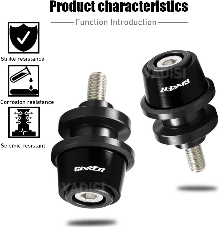 Para GIXXER 250 SF 150 125 GIXXER 250SF 2018-2022 2023 Accesorios de motocicleta CNC Carretes basculantes Tornillos de soporte deslizante