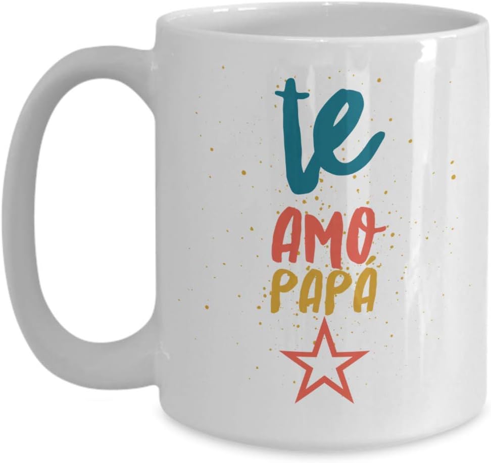 Regalo para papá taza de café padre feliz dia del padre vaso, taza café divertidas, tazas personalizadas, taza de café inspiradoras, taza con