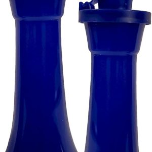 Tupperware Juego de mini salero y pimentero de reloj de arena en azul Tokio Tupperware Juego de mini salero y pimentero de reloj de arena en azul Tokio