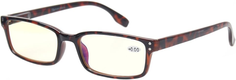 2 pares de gafas para computadora con protección UV, bloqueo de rayos azules, antirreflejo y resistentes a rayones, 1.75, Paquete de 2 colores