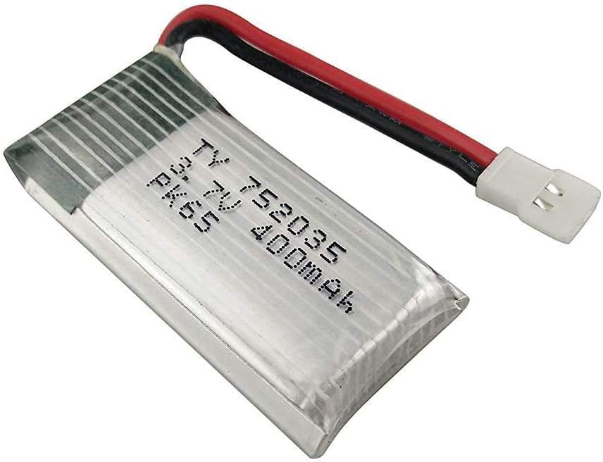 5 unids 3.7 V 400 mAh batería de litio con cargador 5in1 para H99W JJRC H31 H6C H98 Quadcopter piezas de repuesto modelo avión Drone batería AT-96