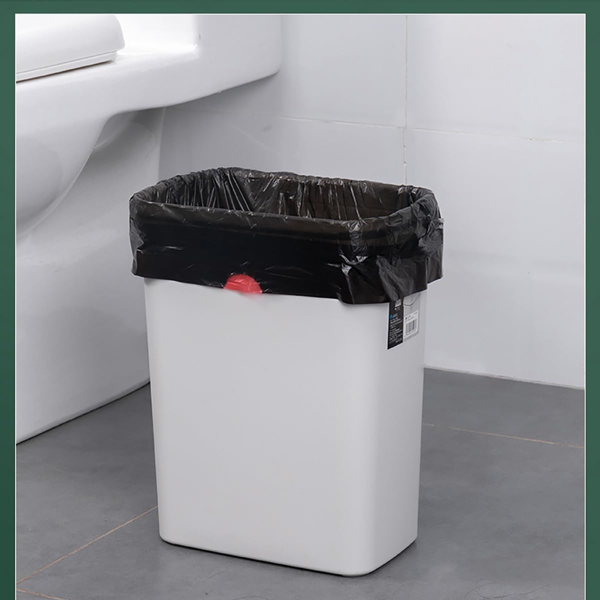 Tusuge – Bolsas de basura negras de 6 galones, bolsas de basura sin desgarro, para uso doméstico, sin perfume, 60 unidades