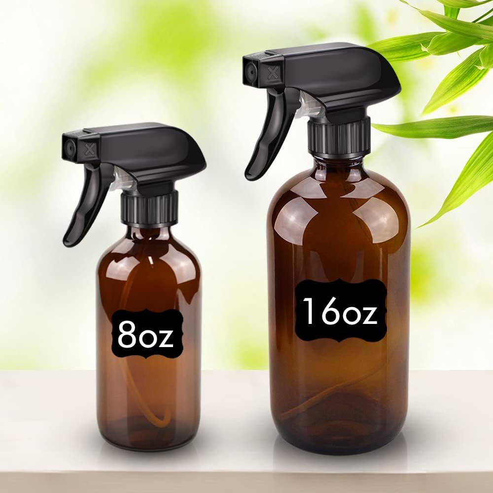 Paquete de 4 cabezales de boquilla de repuesto para botellas de plástico de vidrio de 8 oz16 onzas, apto para limpiadores de ventanas, aromaterapia,