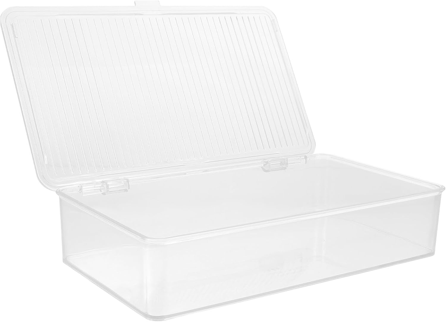 HOMSFOU Bandeja de plástico para cubiertos de cocina, organizador de cajones de utensilios con tapa, contenedor de almacenamiento para encimera con