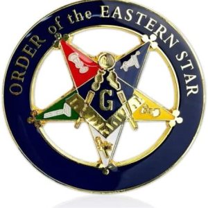 Blue Order of The Eastern Star USA Masonic Mason Masonry Car Van Cut-Out Metal Auto Decal Emblema Blue Order of The Eastern Star USA Masonic Mason Masonry Car Van Cut-Out Metal Auto Decal Emblema