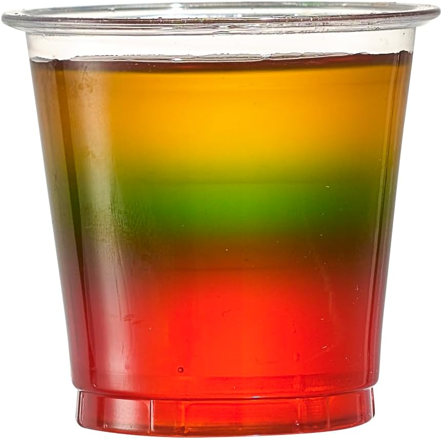 800 Vasos de chupito de 1 onza vasos de plástico transparente para fiestas y eventos (1 onza – 800 tazas – sin tapas)