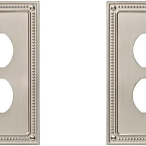 Franklin Brass W35059-SN-C – Placa clásica de pared dúplex con cuentas, placa de interruptorcubierta, níquel satinado, 1 unidad (paquete de 2) Franklin Brass W35059-SN-C – Placa clásica de pared dúplex con cuentas, placa de interruptorcubierta, níquel satinado, 1 unidad (paquete de 2)
