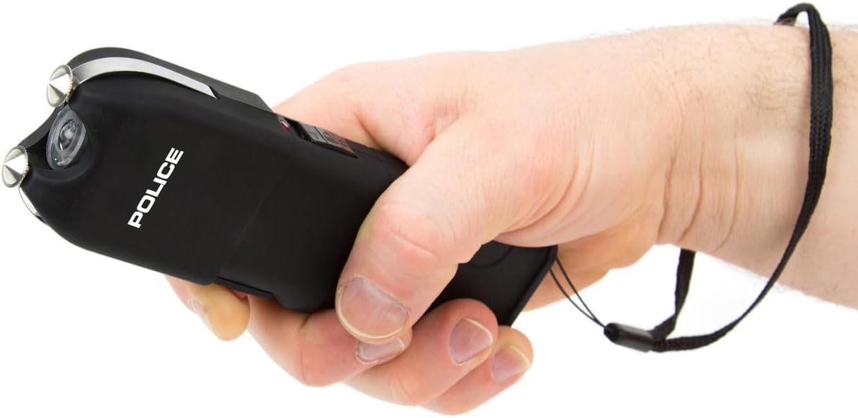 Police Stun Gun Burn Pepper Spray Combo – 928 Negro
