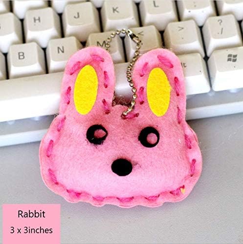 Kit de costura para niños, kit de costura para niños, aprende a coser kits de manualidades, estilo de animales encantadores rana, búho, zorro,