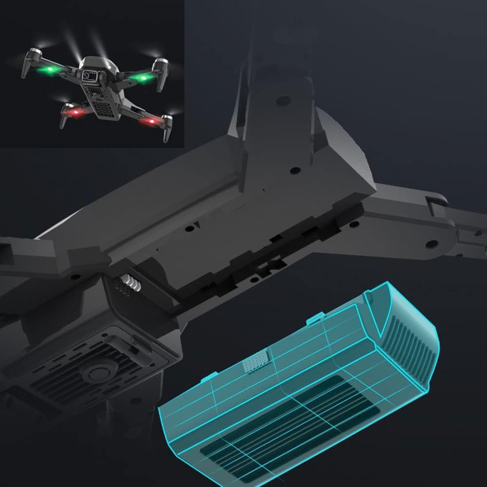 CRAVOURY Doble UAV 5G Motor sin escobillas GPS Drone con posicionamiento de flujo óptico HD 4k Cámara dual Fotografía aérea Ajuste eléctrico Retorno