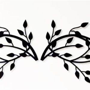 DoMyfit Decoración de pared de hoja de árbol de metal, esculturas de hierro forjado, rama de olivo, hoja de árbol de ala para colgar en la pared, DoMyfit Decoración de pared de hoja de árbol de metal, esculturas de hierro forjado, rama de olivo, hoja de árbol de ala para colgar en la pared,
