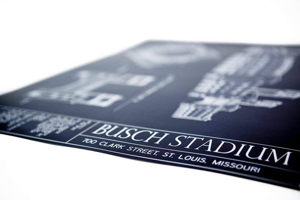 Estampado De Planos Del Estadio Busch