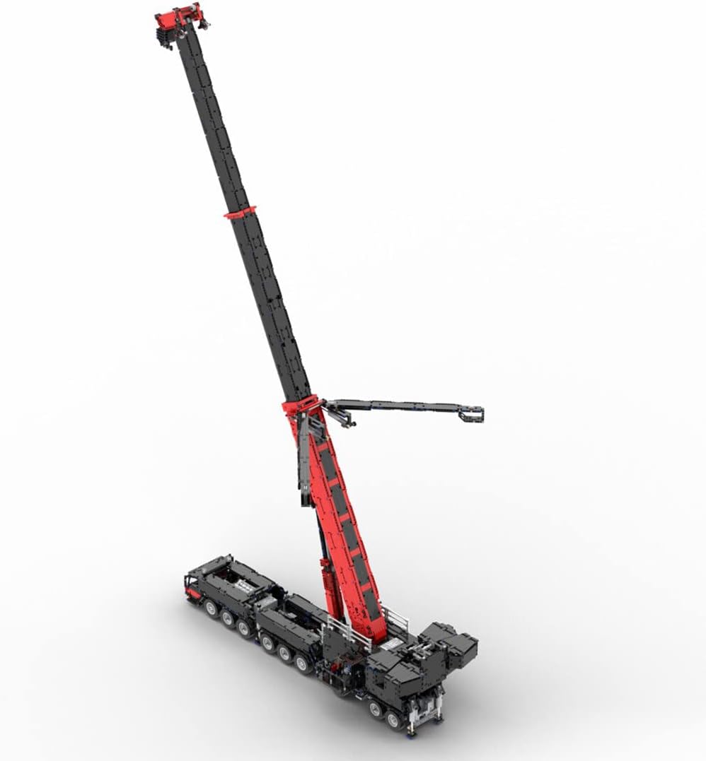 Technic Crane para grúa Liebherr LTM1750, 7778 piezas exclusivas MOC RC construcción de grúa con 12 motores, compatible con Lego