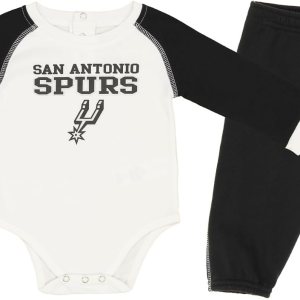 Outerstuff NBA – Conjunto de pantalón y enredadera de manga larga para recién nacido (0-9 meses) y bebé (12M-18M), opciones de equipo Outerstuff NBA – Conjunto de pantalón y enredadera de manga larga para recién nacido (0-9 meses) y bebé (12M-18M), opciones de equipo