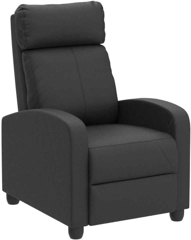 TYNB SS-AC207-B – Silla reclinable de masaje, sala de estar, sofá de lectura, asiento de cine en casa, silla moderna, fácil de descansar, asiento