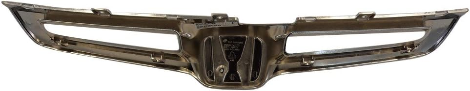 Titanium Plus Autoparts Parrilla cromada delantera compatible con 03-05 con Honda Accord compatible con Sedan 71121SDAA00 HO1200158