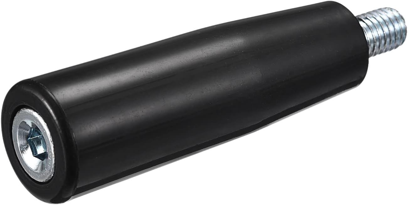 uxcell Mango giratorio, 1 unids M10x80mm (DXL) roscado tornillo de mano pomos manivela mango para la industria torno fresadora