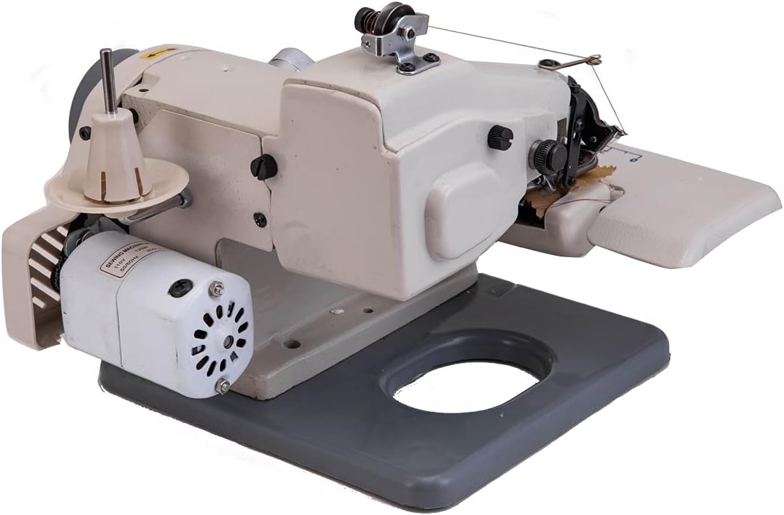 RM-500 Máquina de coser portátil, Máquina de coser y acolchar, Costura sin costuras, Mesa ancha, Máquina de coser de puntada ciega, Hemmer de punto