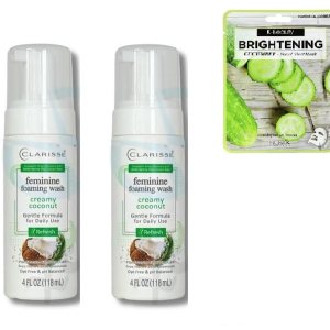 Jabón espumoso femenino de coco cremoso, neto 4 onzas líquidas (2 unidades) (fórmula gentle) Jabón espumoso femenino de coco cremoso, neto 4 onzas líquidas (2 unidades) (fórmula gentle)