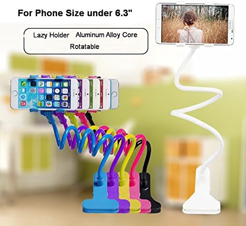Soporte de cuello de cisne flexible universal de brazo largo para teléfono celular perezoso Soporte de coche Soporte de mesa de escritorio para