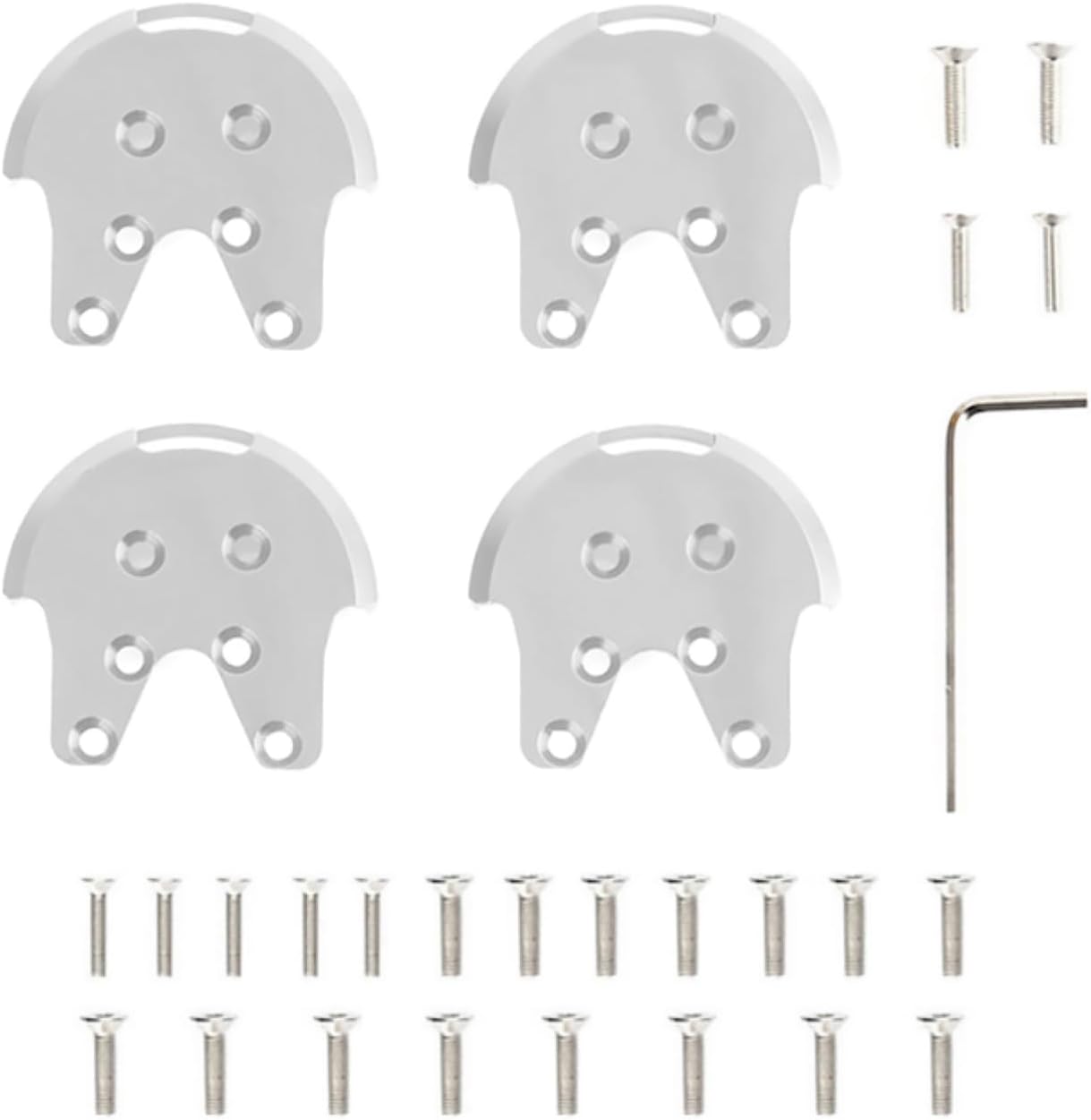4* Metal Motor Seat Crack Protection Plate RC Airplane Parts for DJI Phantom 32 Drone RC