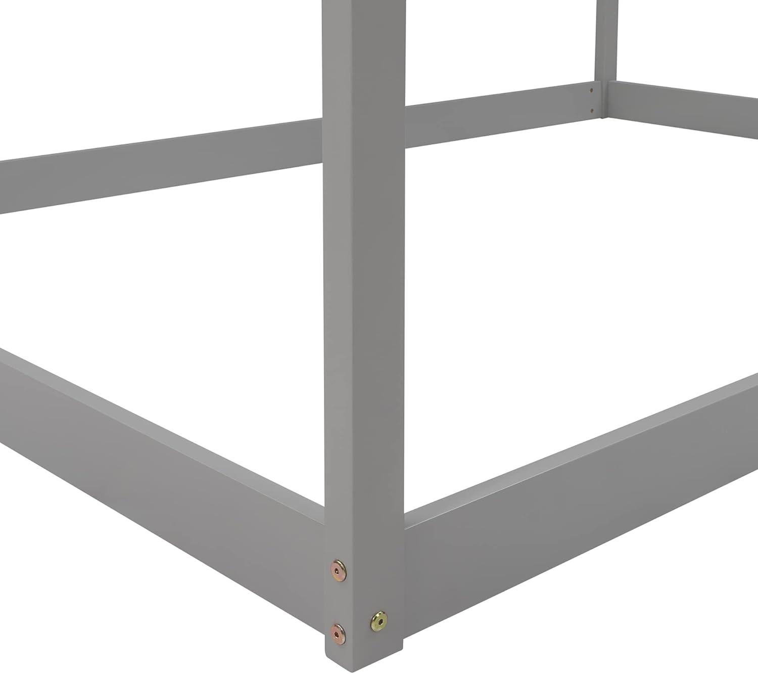Cama de casa completa para niños, cama completa en forma de casa, marco de cama matrimonial de madera con techo para niños pequeños, niños, niñas y