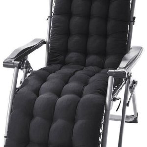 THABATAD Cojín para silla de patio, cojín de 61 pulgadas, cojín para silla de Ricking con lazos, cojín para silla de gravedad cero, cojín de banco THABATAD Cojín para silla de patio, cojín de 61 pulgadas, cojín para silla de Ricking con lazos, cojín para silla de gravedad cero, cojín de banco