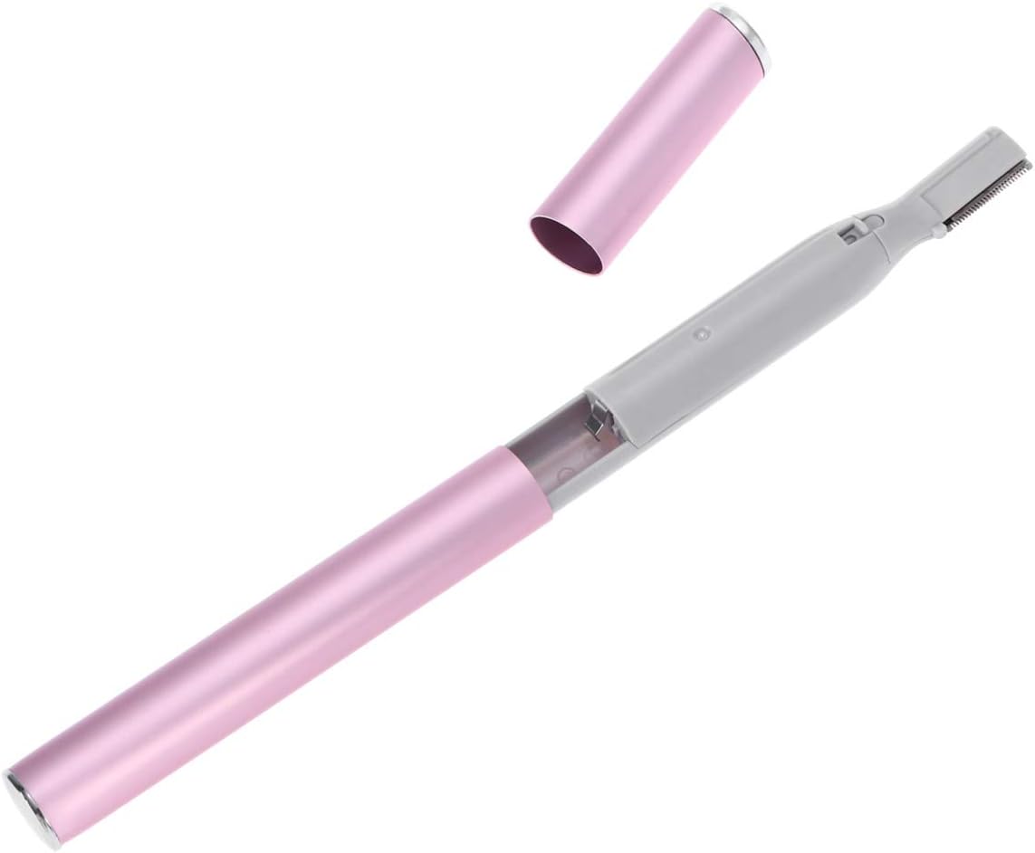 FRCOLOR Shaper Hombres Labios Eliminación de Labios Mujeres Removedor de Afeitadora Pluma Lápiz de nariz Portátil Rosa para Cejas Maquinilla de