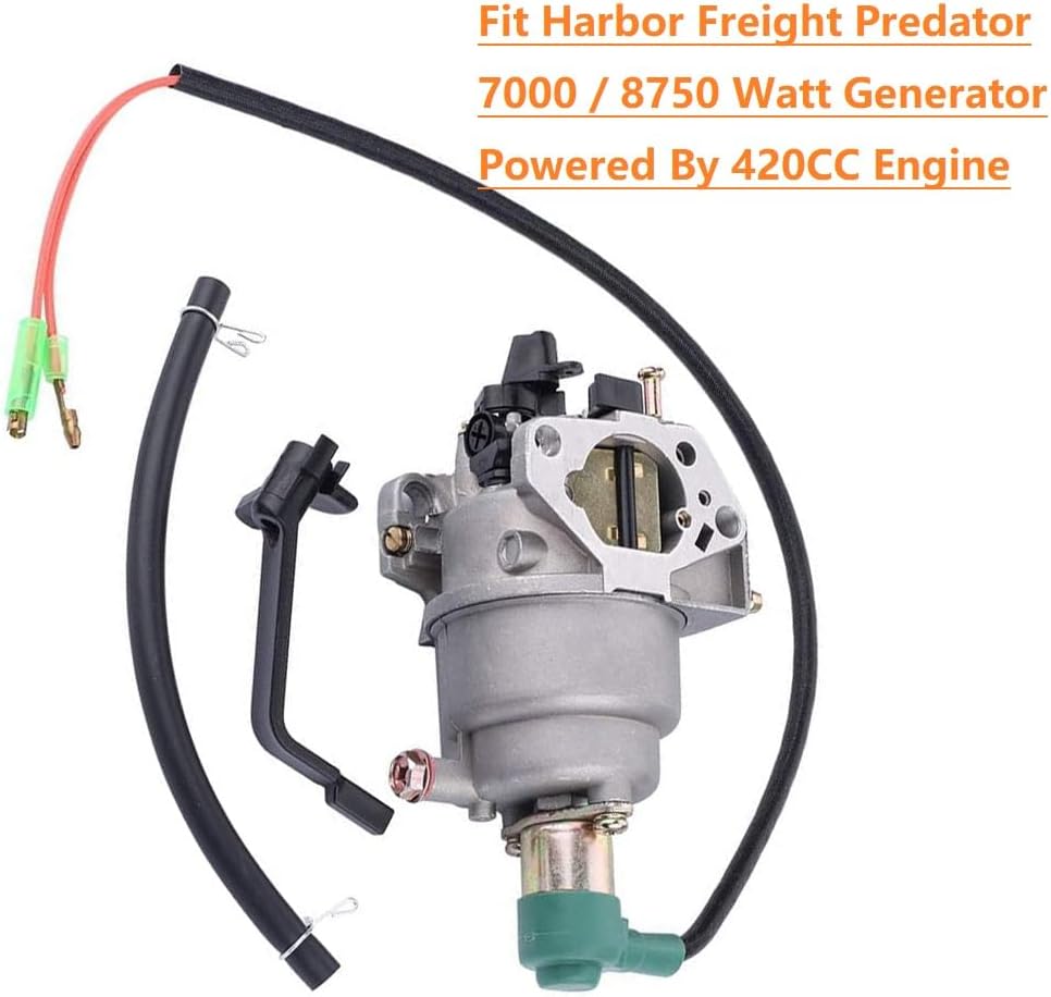Carburador generador 8750 para Predator 420CC Harbor Freight Predator 420CC 5000 6000 7000 8750 6500 vatios 188F generador 69671 68530 68525 69672