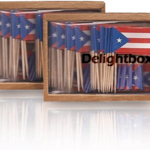 2 Cajas Mini Banderas de Palillo de Dientes (Puerto Rico) 2 Cajas Mini Banderas de Palillo de Dientes (Puerto Rico)