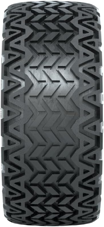 GTW Combo de ruedas y neumáticos para carrito de golf de 14 pulgadas, ruedas GTW Spyder azulnegro en neumáticos Predator todo terreno de 23 x 10-14