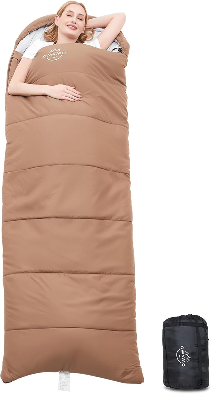 0 20 32 Degree Rectangular Sleeping Bags for Adult for Camping Hiking Backpacking,Compact Lightweight Cold Weather Sleeping Bag for Mens Womens